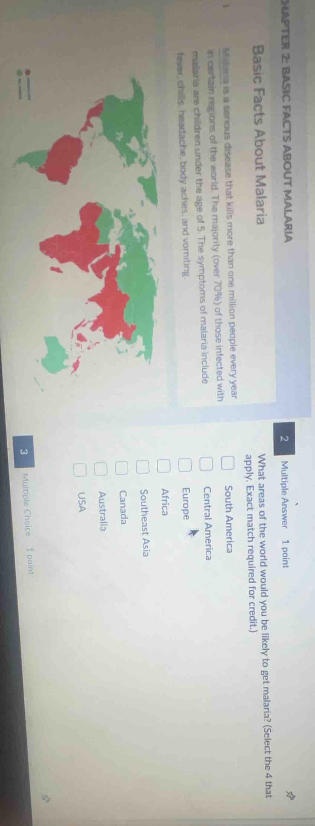 chapter 2: basic facts about malaria basic facts about malaria malaria …