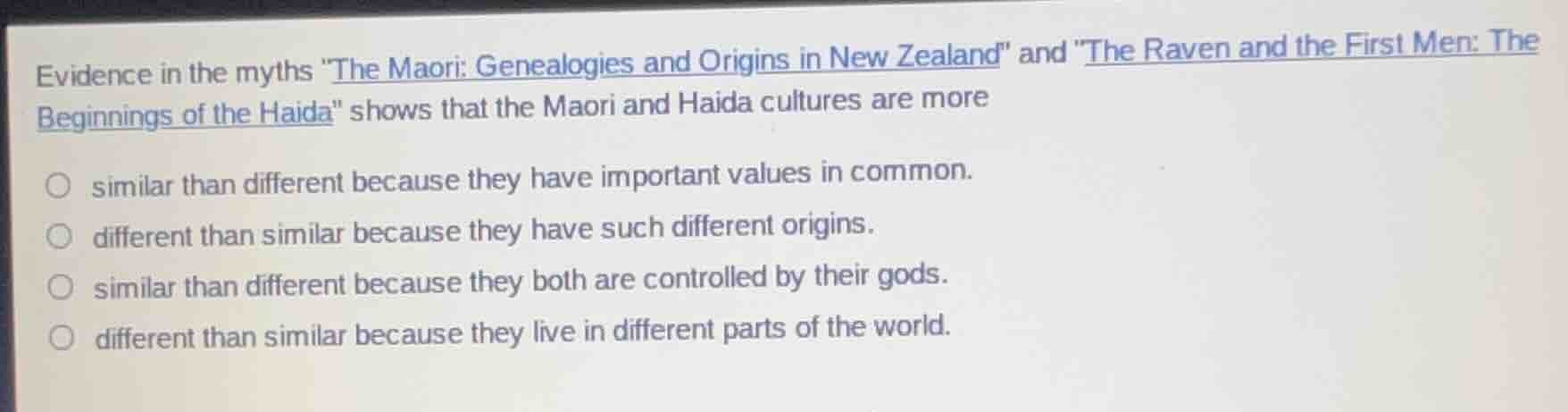 evidence in the myths \the maori: genealogies and origins in new zealan…
