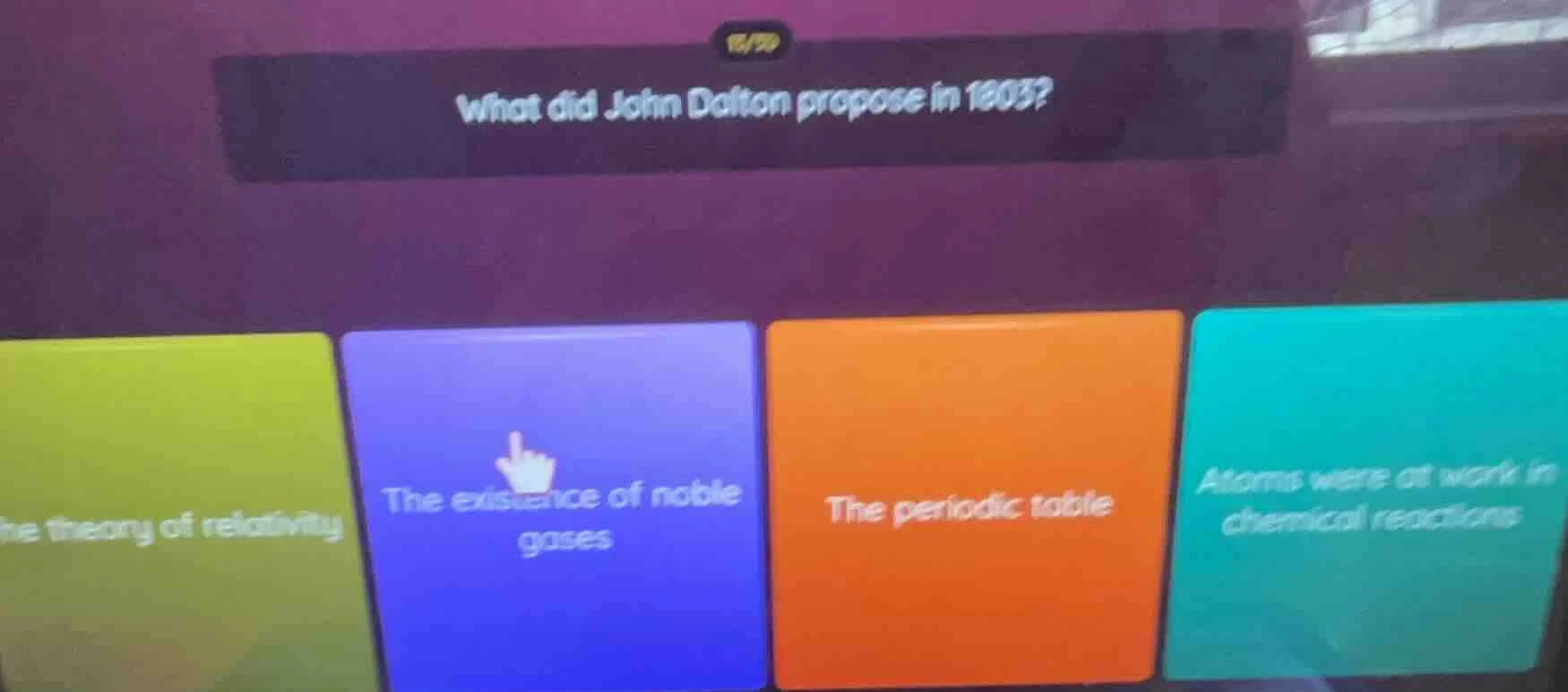 what did john dalton propose in 1803? he theory of relativity the exist…