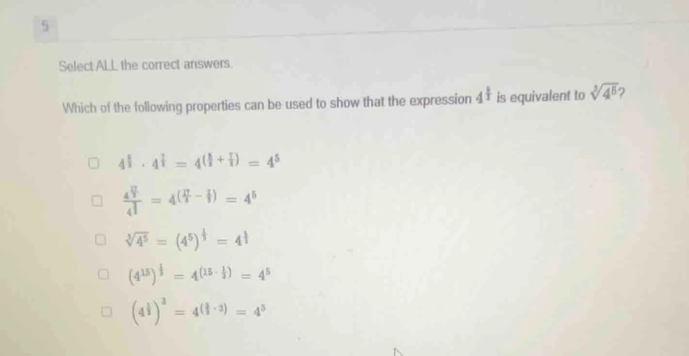 select all the correct answers. which of the following properties can b…