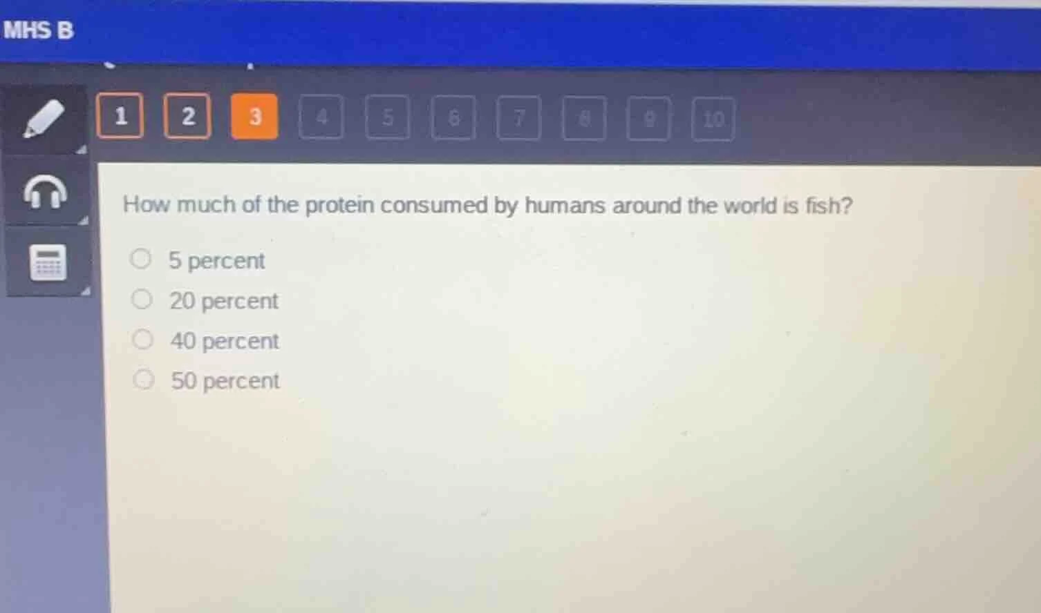how much of the protein consumed by humans around the world is fish? 5 …