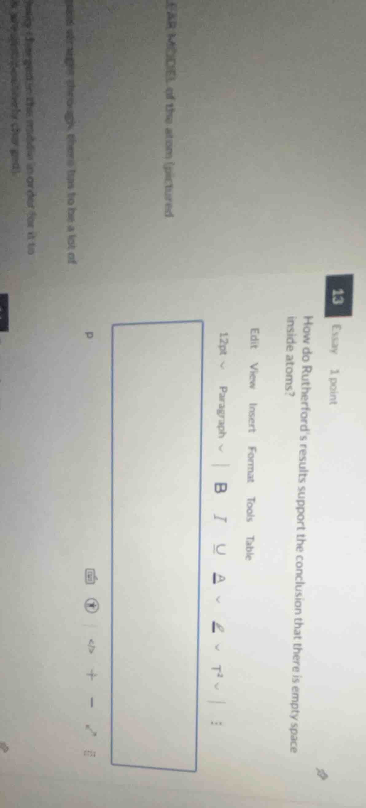 essay 1 point 13 how do rutherford’s results support the conclusion tha…