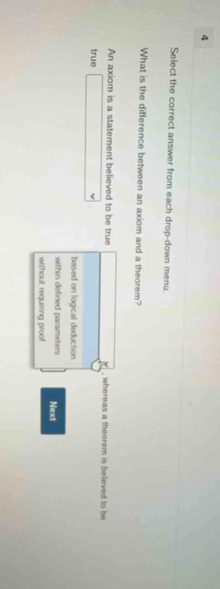 select the correct answer from each drop - down menu. what is the diffe…