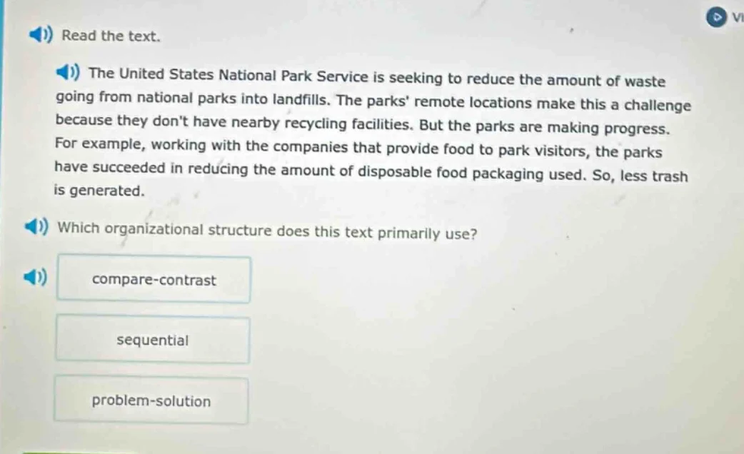 read the text. the united states national park service is seeking to re…