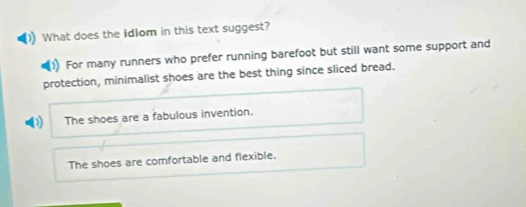 what does the idiom in this text suggest? for many runners who prefer r…