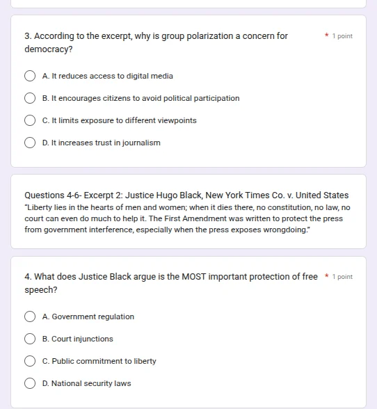 3. according to the excerpt, why is group polarization a concern for de…