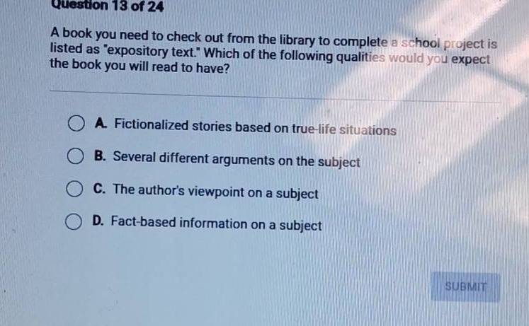 question 13 of 24 a book you need to check out from the library to comp…