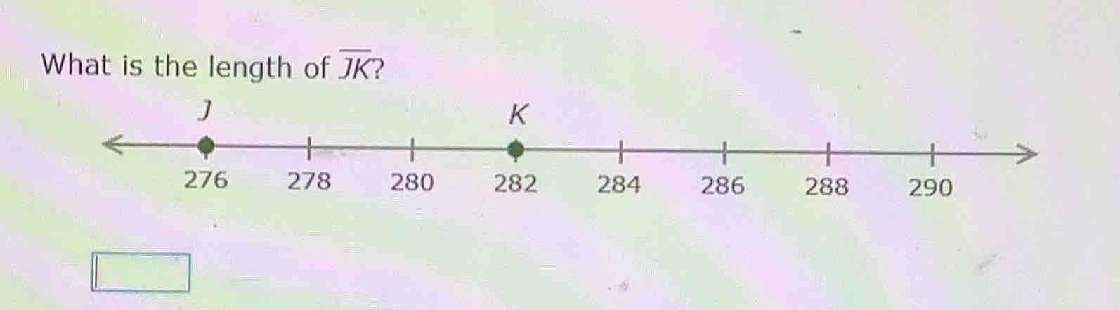 what is the length of \\(overline{jk}\\)?