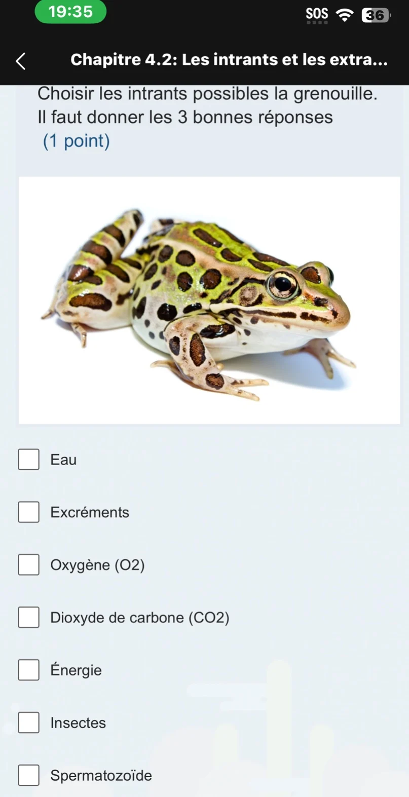 chapitre 4.2: les intrants et les extra... choisir les intrants possibl…