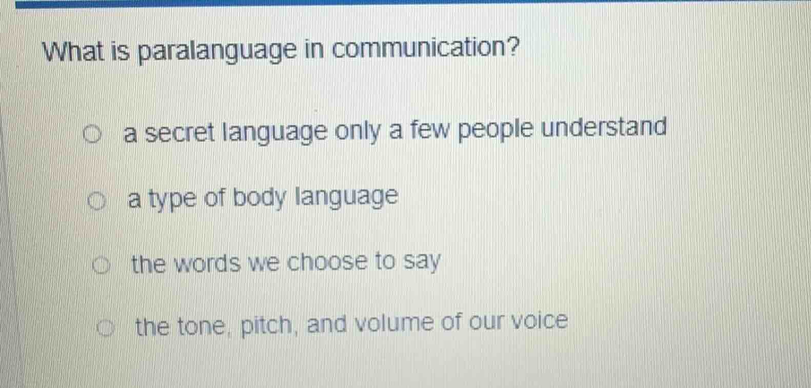 what is paralanguage in communication? a secret language only a few peo…
