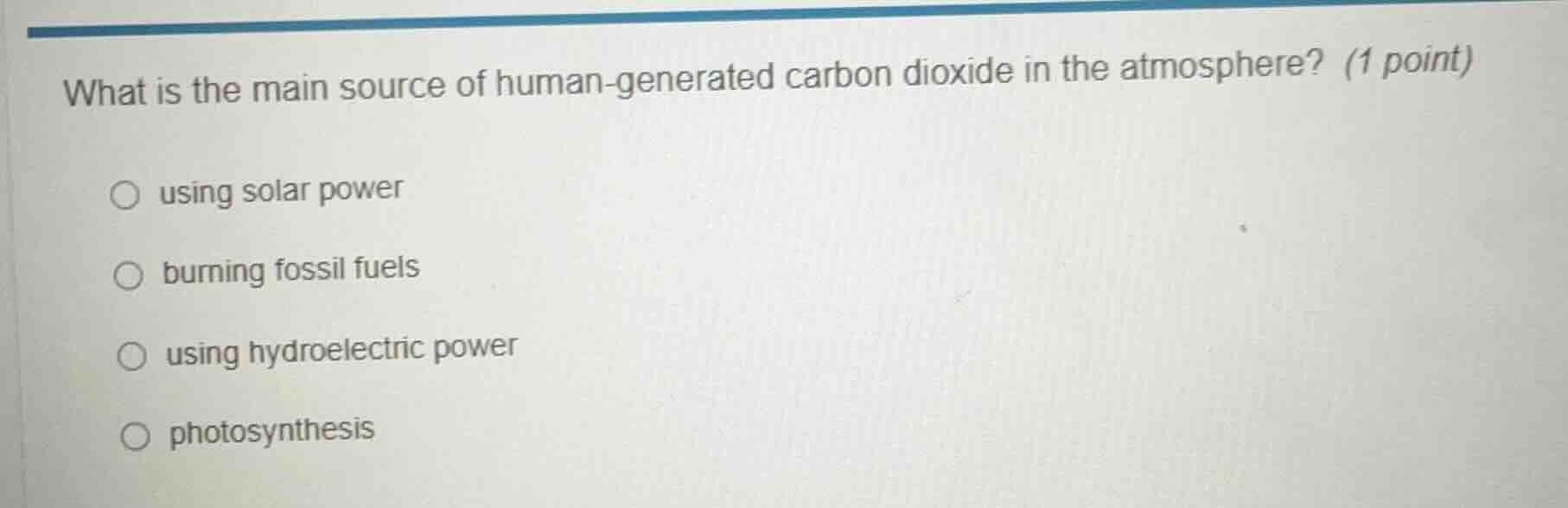 what is the main source of human - generated carbon dioxide in the atmo…