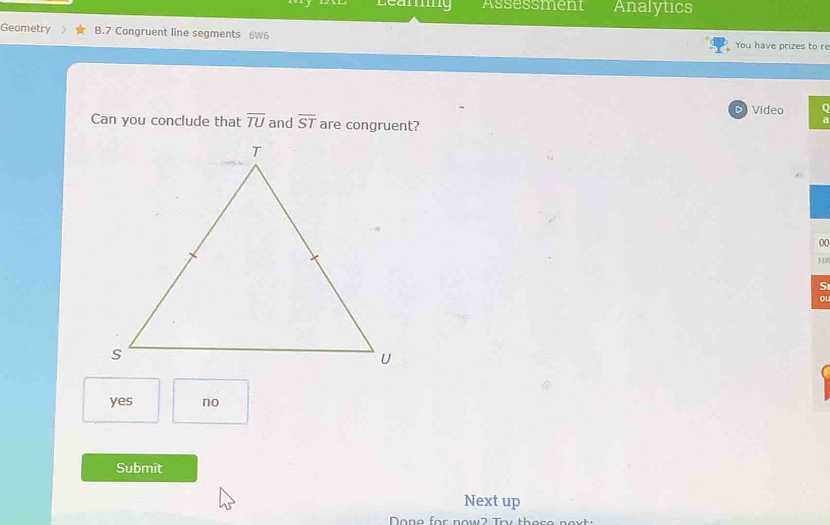 can you conclude that \\(\\overline{tu}\\) and \\(\\overline{st}\\) are…
