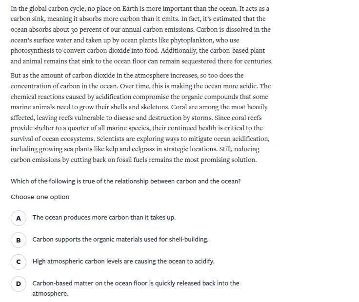 in the global carbon cycle, no place on earth is more important than th…