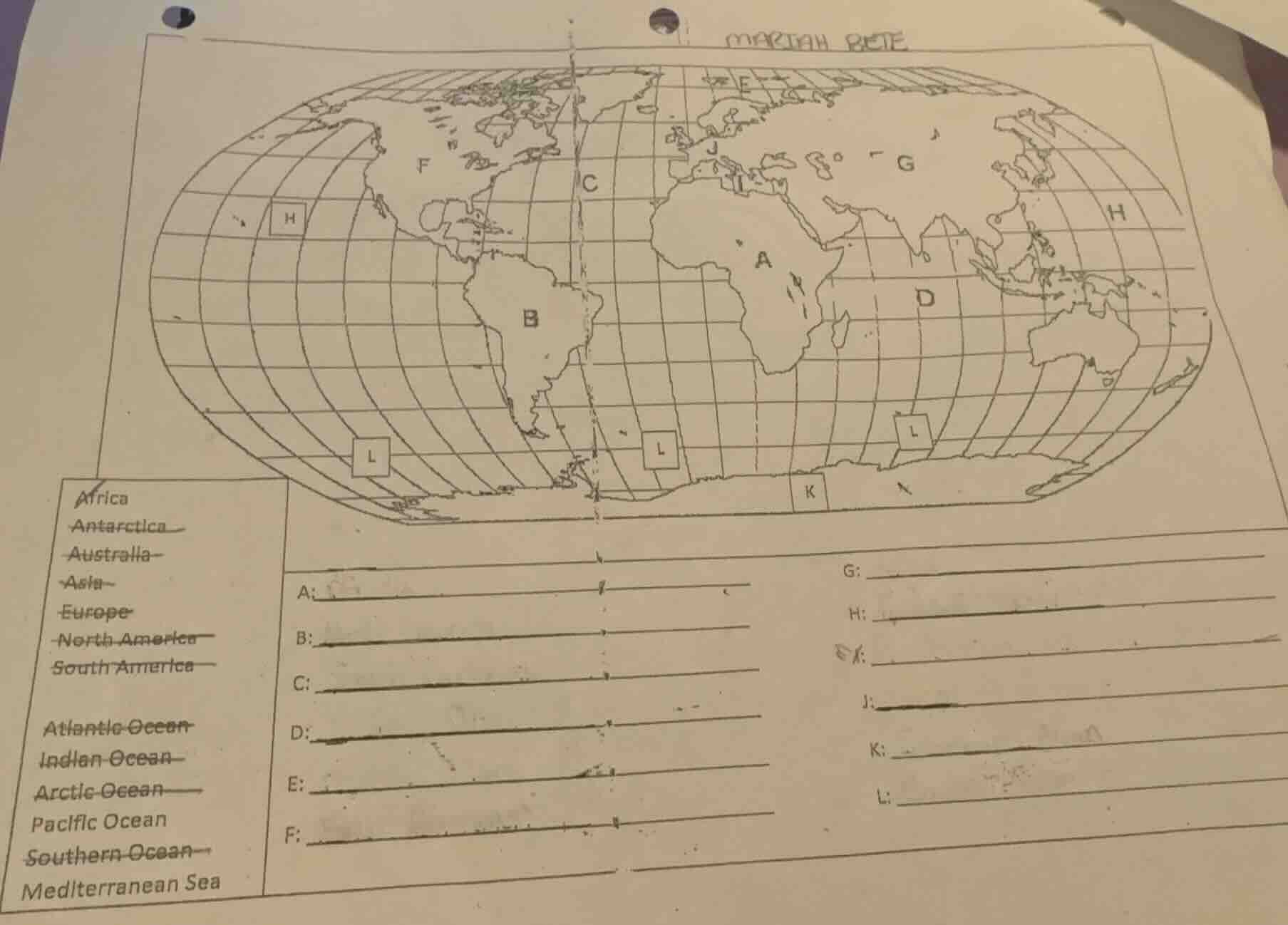 africa antarctica australia asia europe north america south america atl…