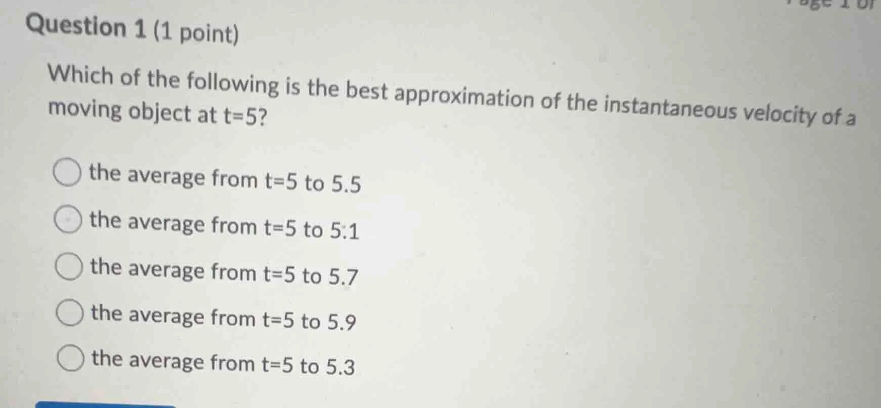 question 1 (1 point) which of the following is the best approximation o…