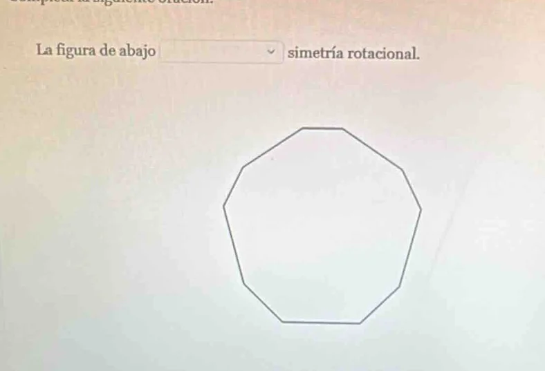 la figura de abajo simetría rotacional.