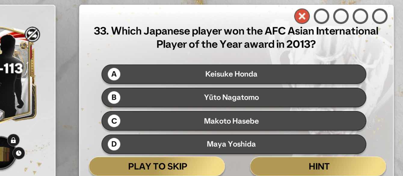 33. which japanese player won the afc asian international player of the…