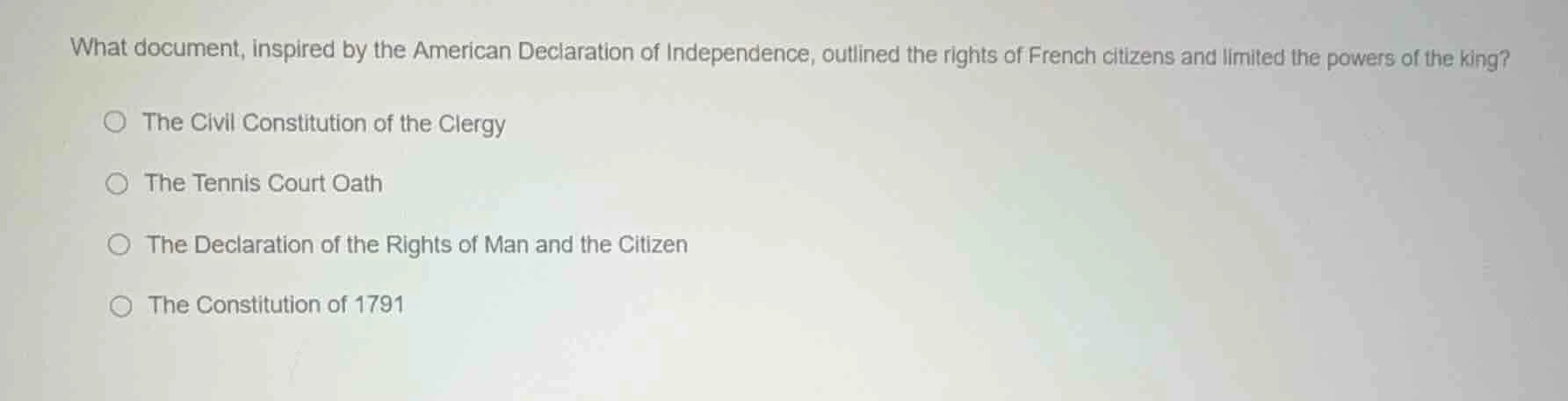 what document, inspired by the american declaration of independence, ou…