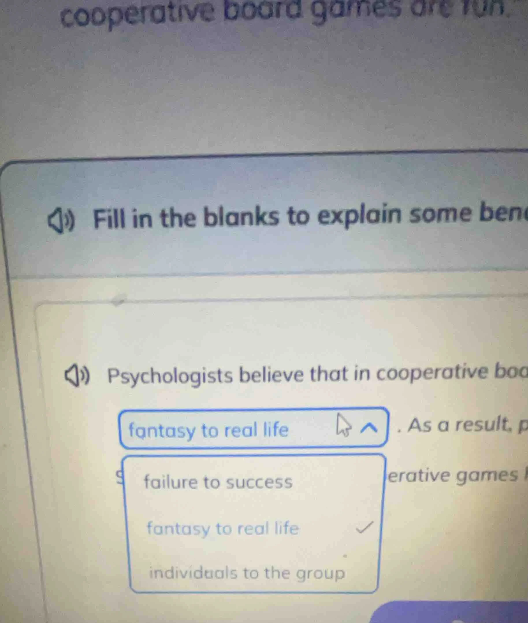 fill in the blanks to explain some bene psychologists believe that in c…