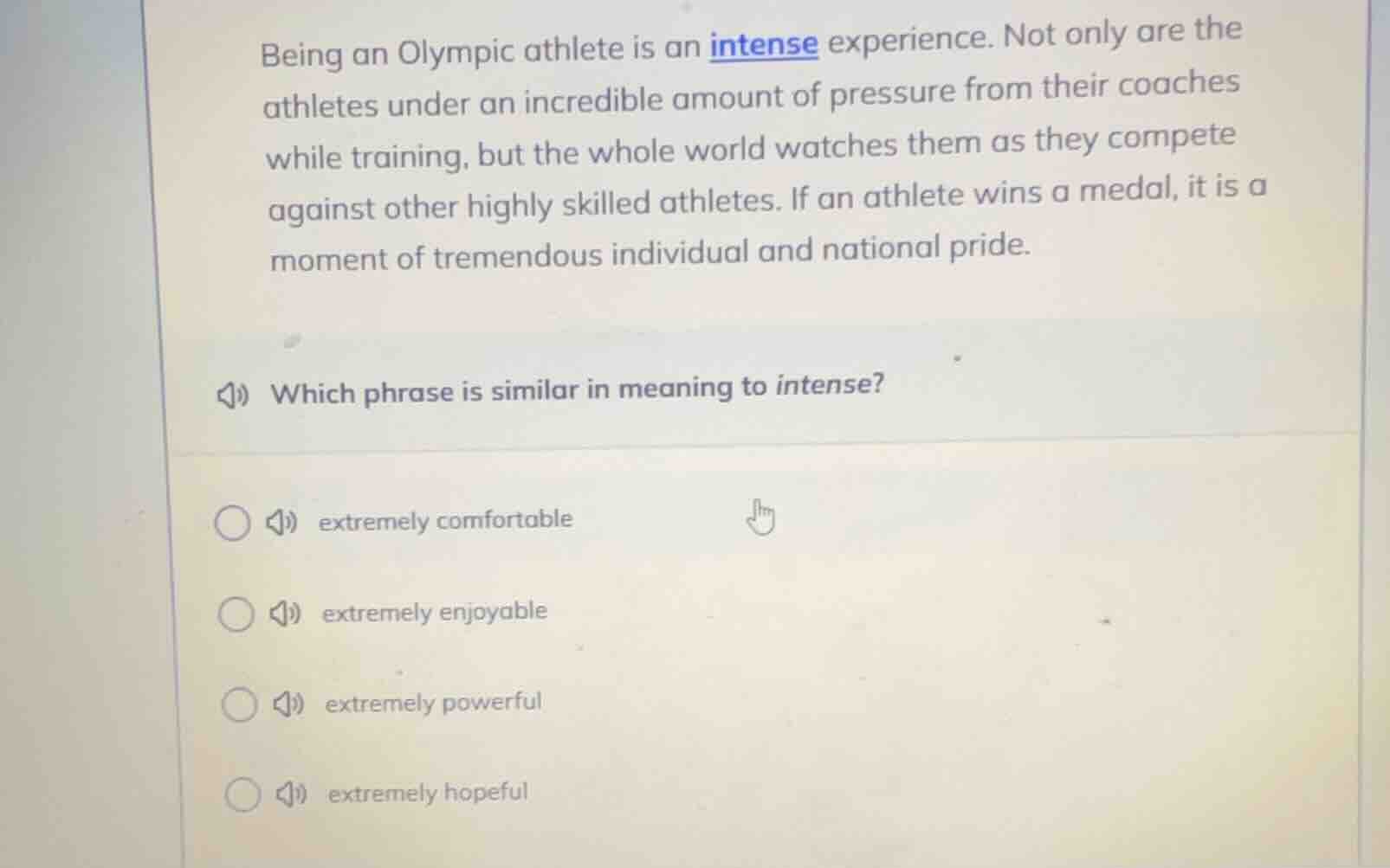 being an olympic athlete is an intense experience. not only are the ath…