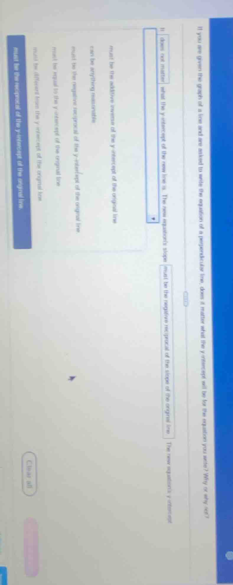 if you are given the graph of a line and are asked to write the equatio…