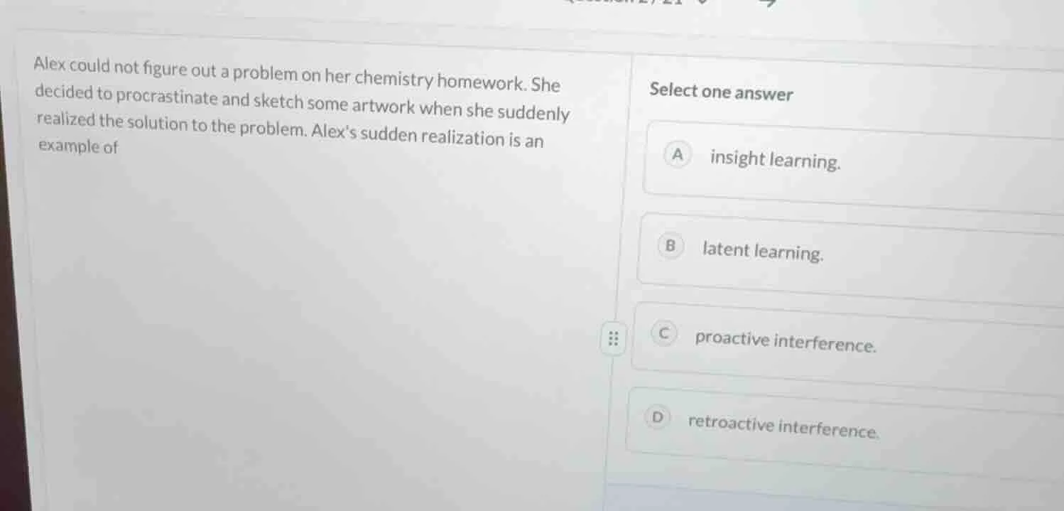 alex could not figure out a problem on her chemistry homework. she deci…