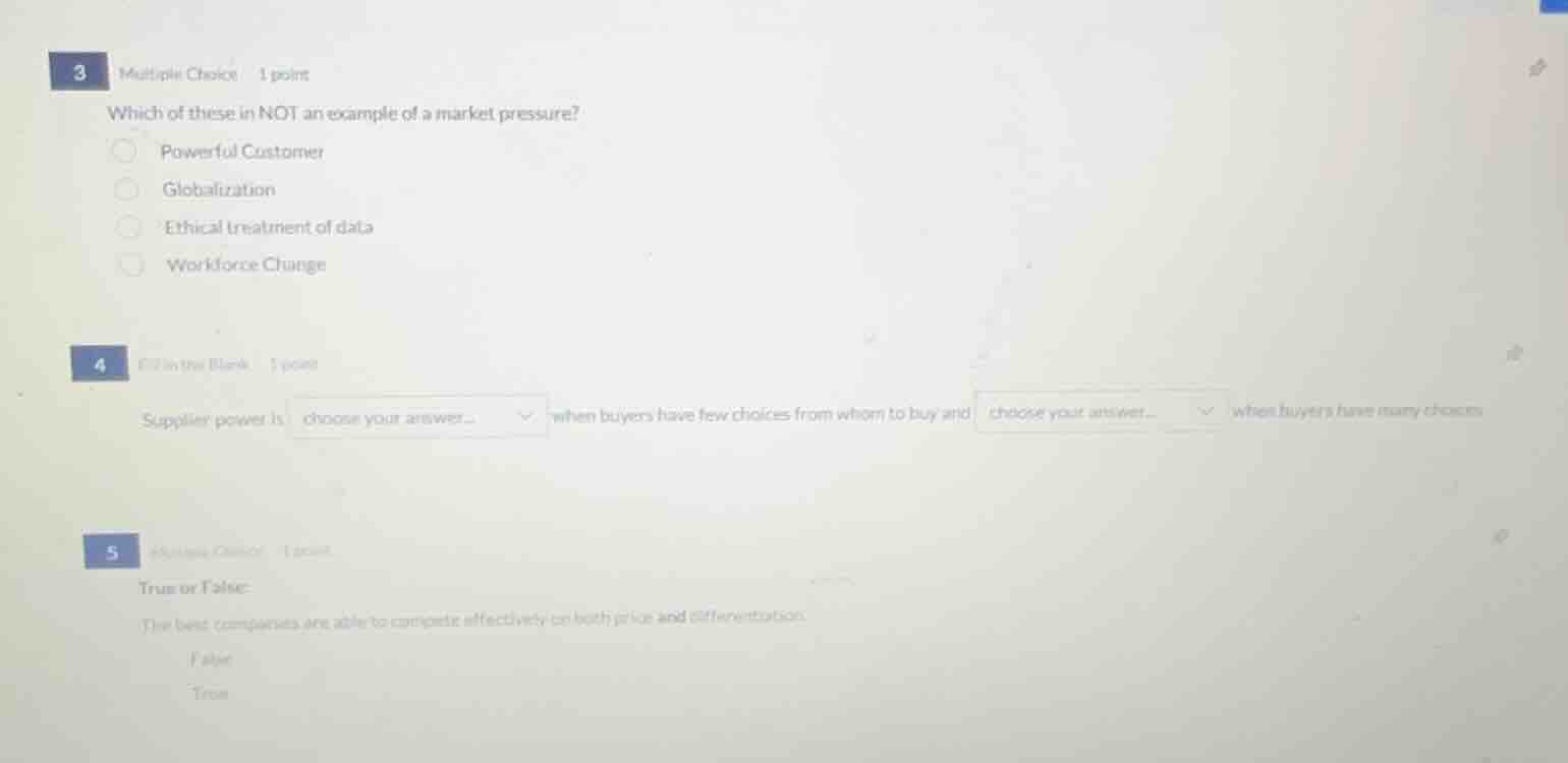 3 multiple choice 1 point which of these in not an example of a market …