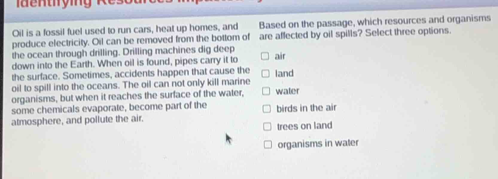 oil is a fossil fuel used to run cars, heat up homes, and produce elect…