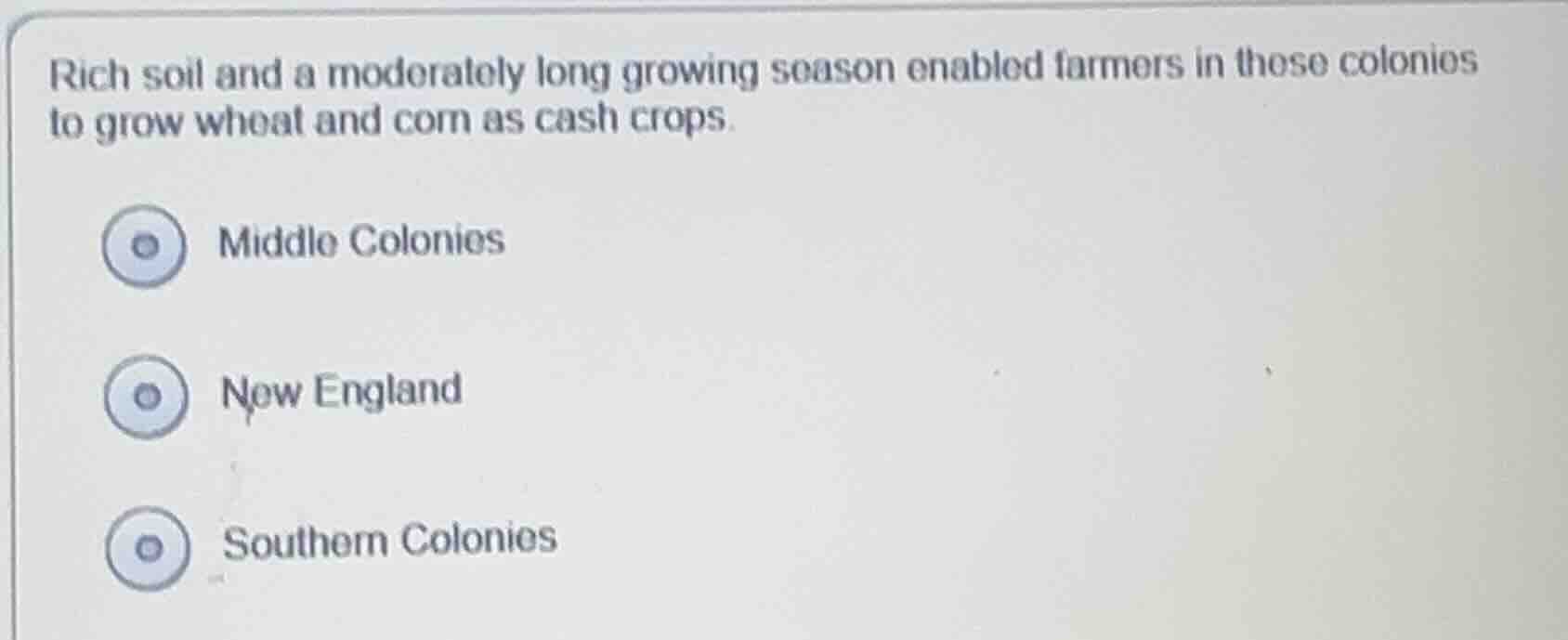 rich soil and a moderately long growing season enabled farmers in these…