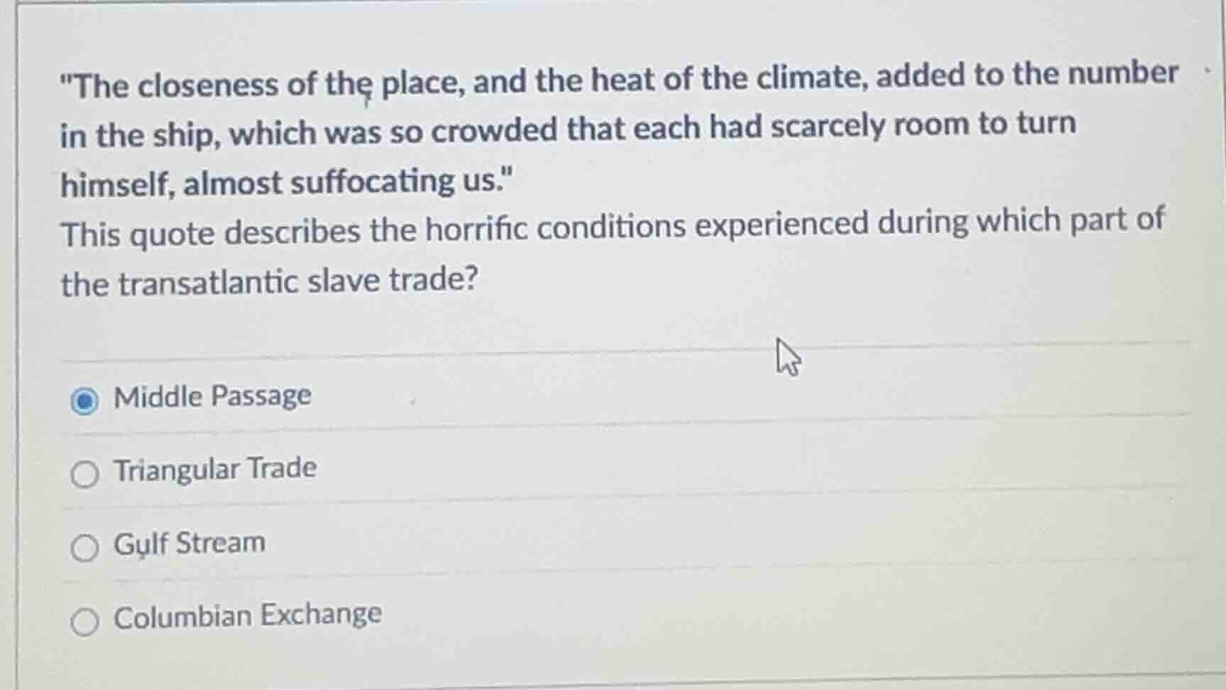 the closeness of the place, and the heat of the climate, added to the n…