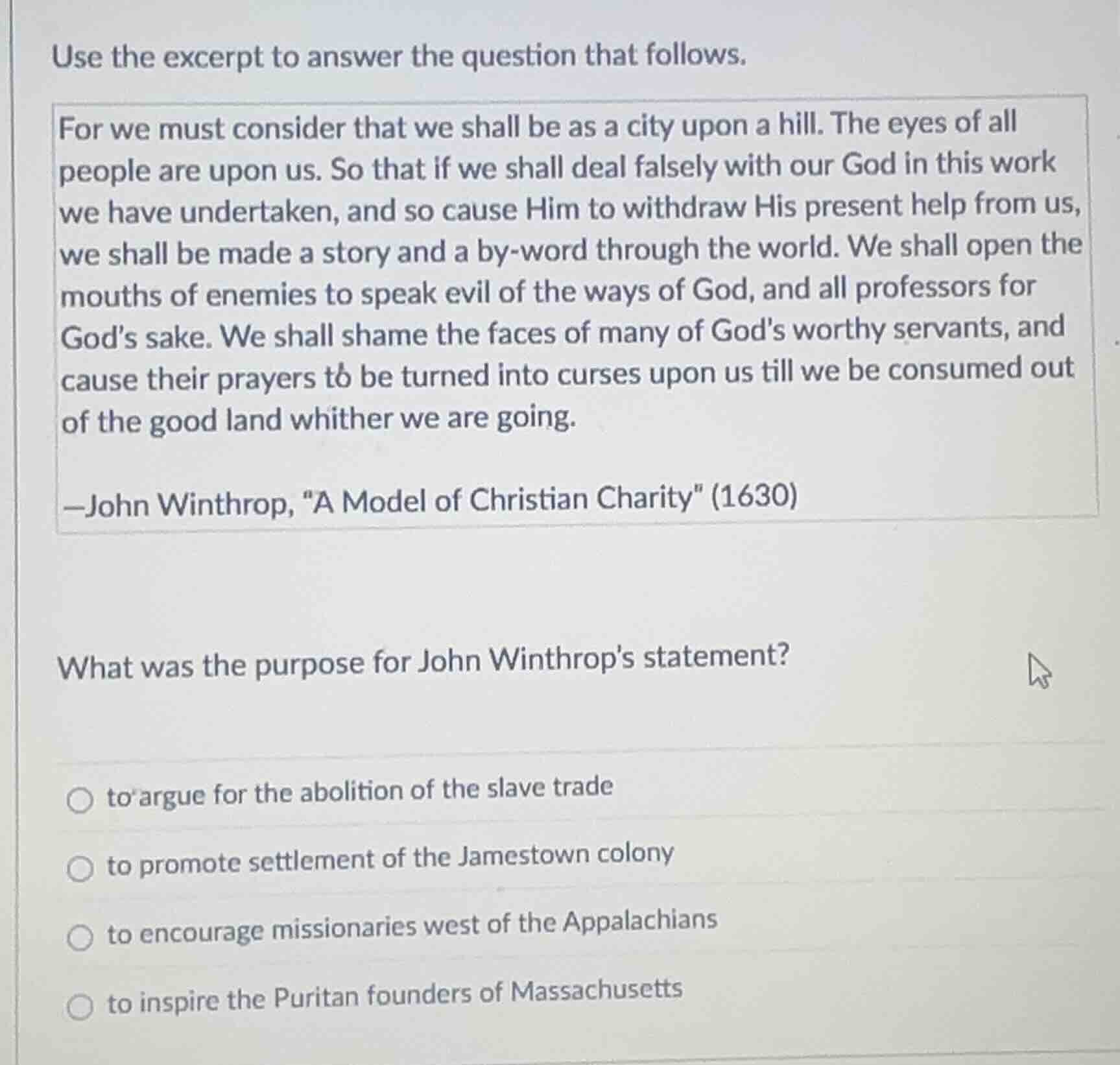 use the excerpt to answer the question that follows. for we must consid…