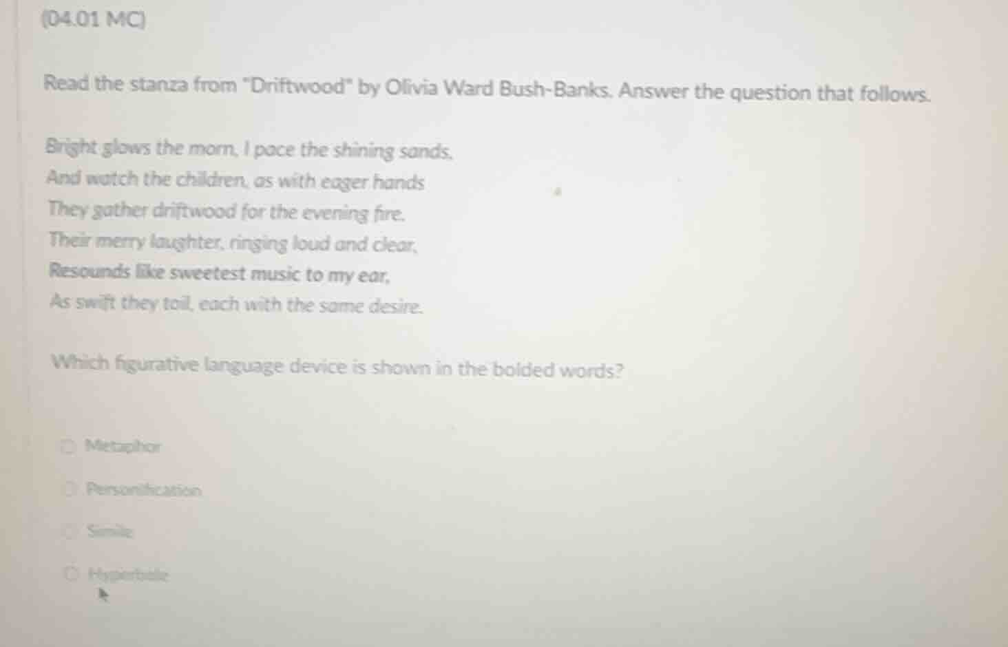 (04.01 mc) read the stanza from \driftwood\ by olivia ward bush - banks…