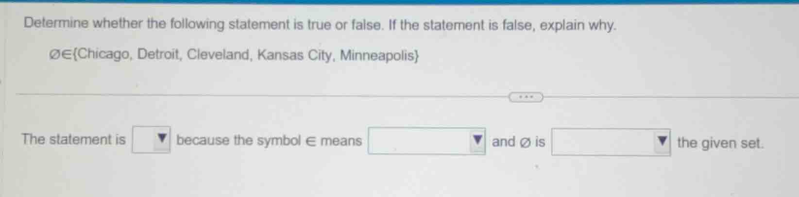 determine whether the following statement is true or false. if the stat…