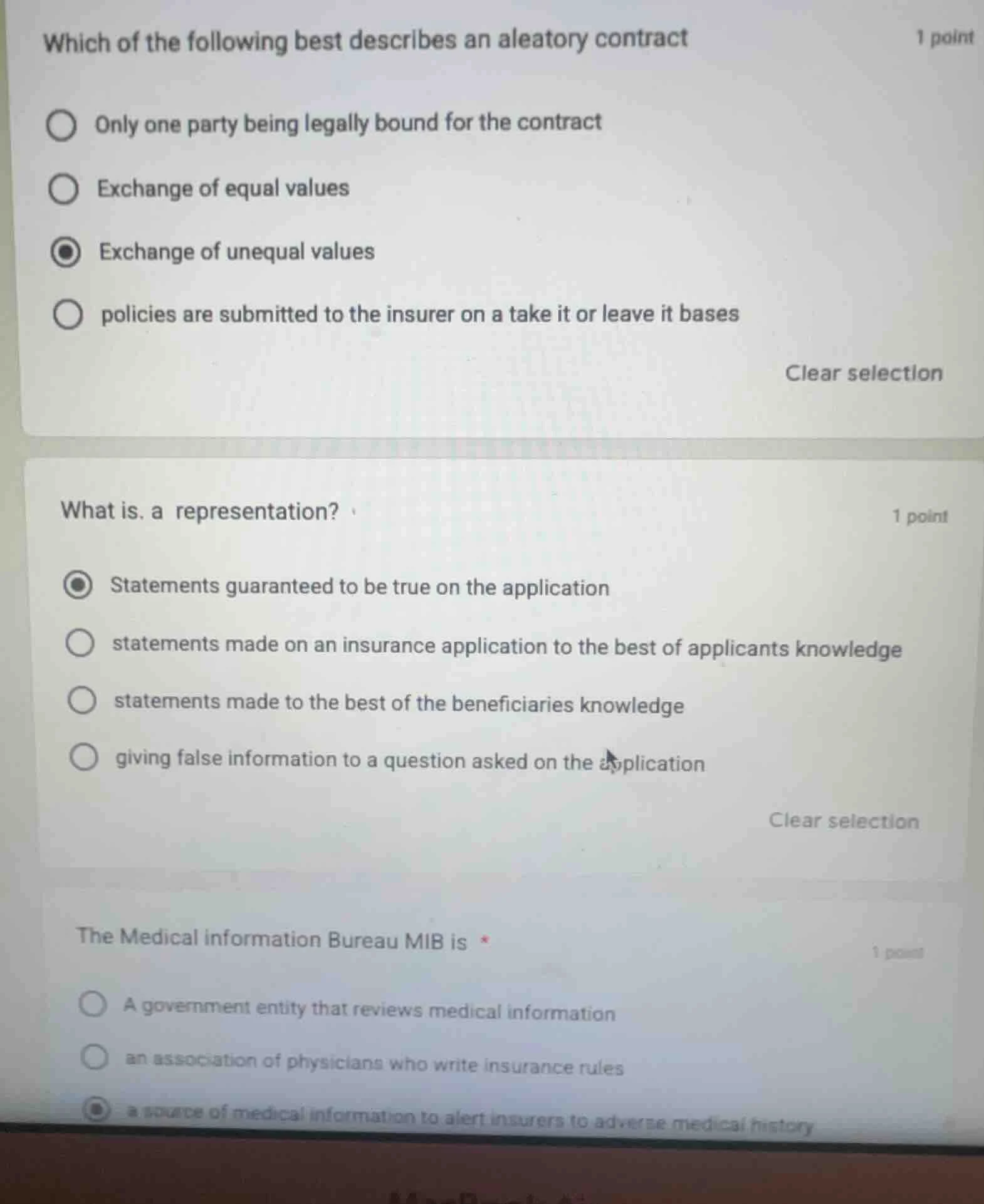 which of the following best describes an aleatory contract only one par…