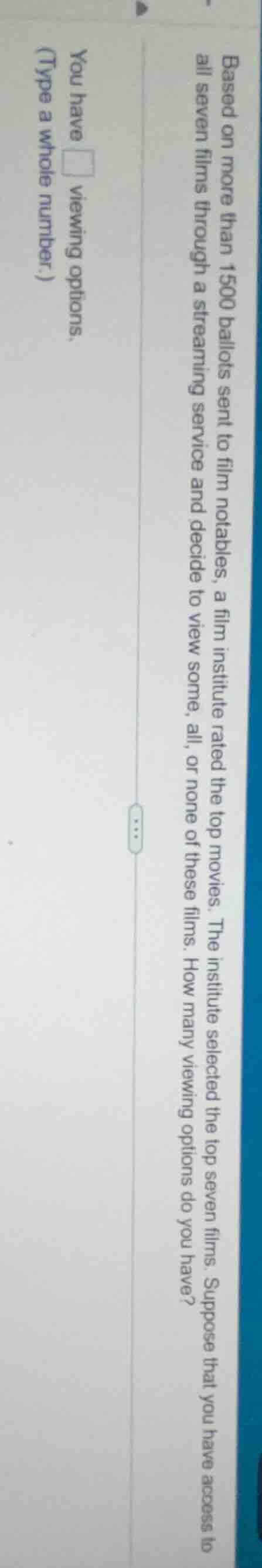 based on more than 1500 ballots sent to film notables, a film institute…