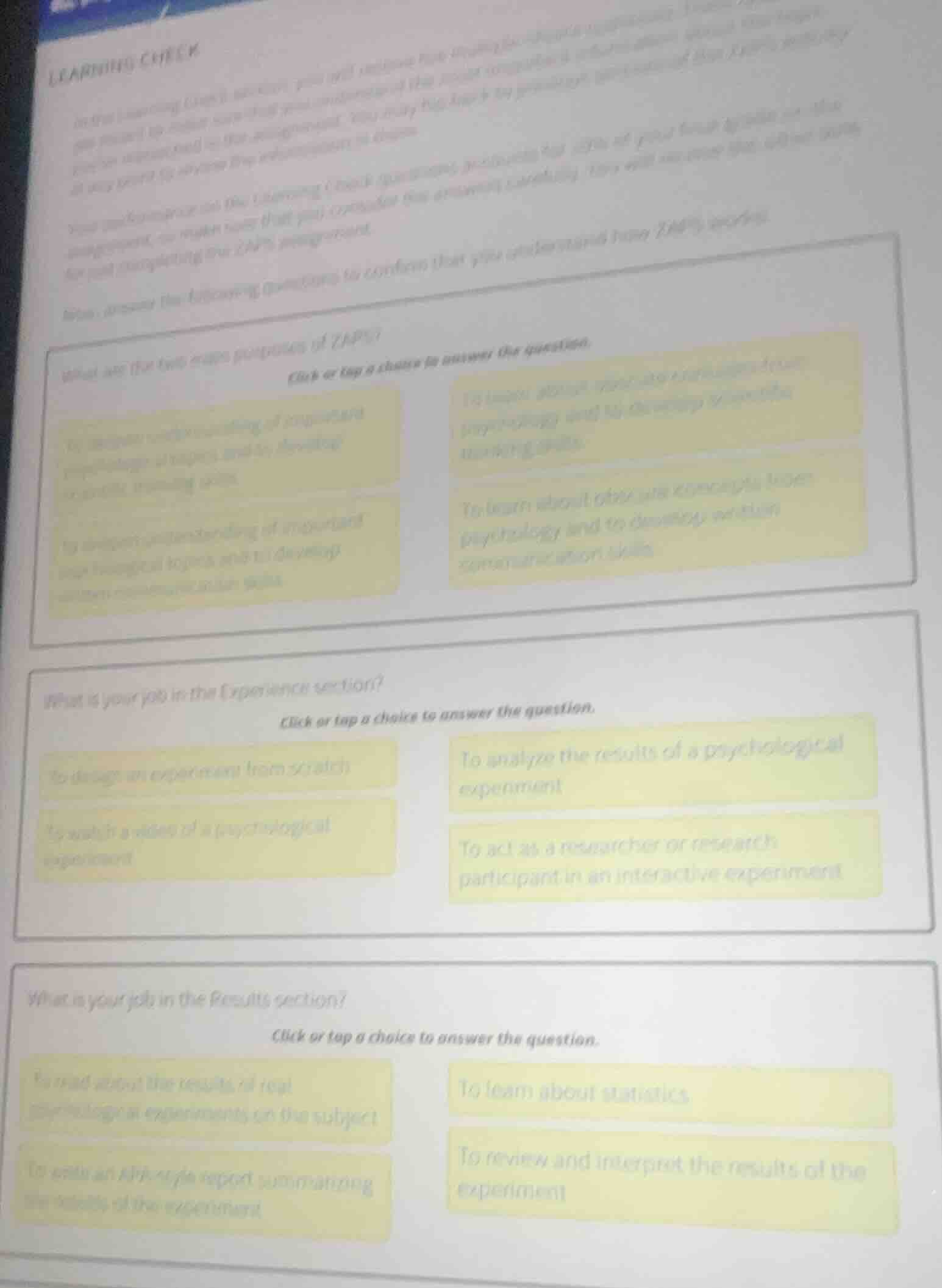 learning check in the learning check section, you will review the infor…