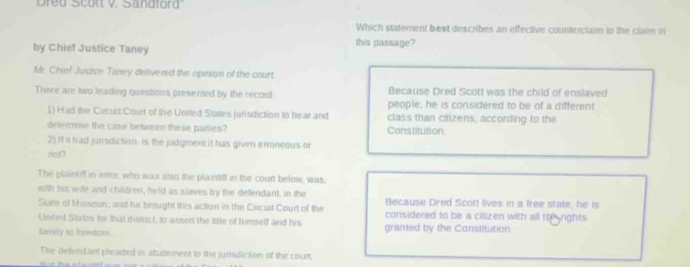 dred scott v. sandford by chief justice taney mr. chief justice taney d…