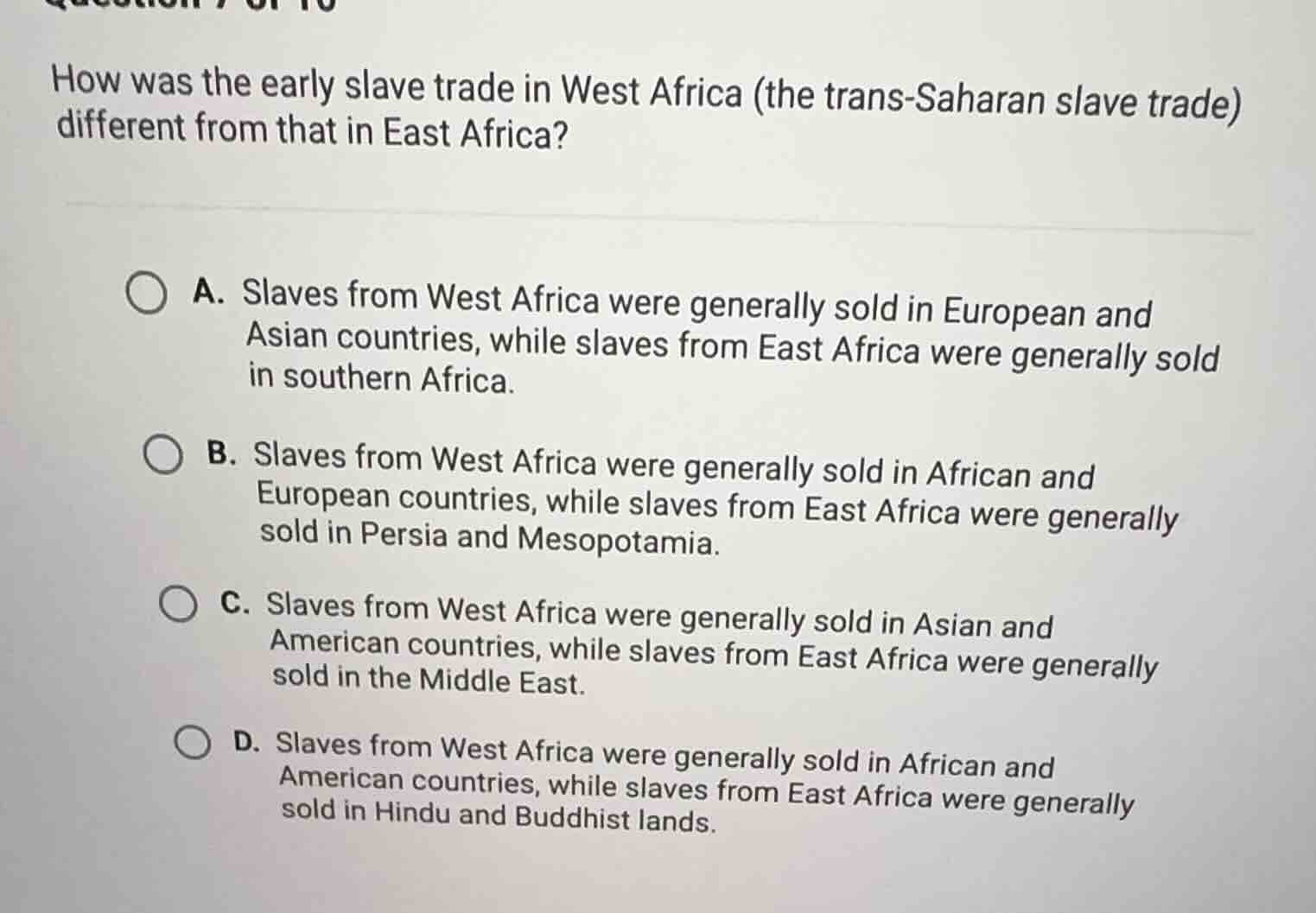 how was the early slave trade in west africa (the trans - saharan slave…