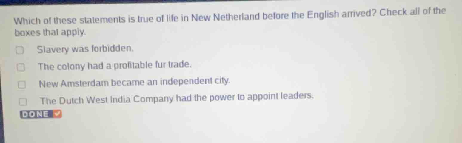 which of these statements is true of life in new netherland before the …