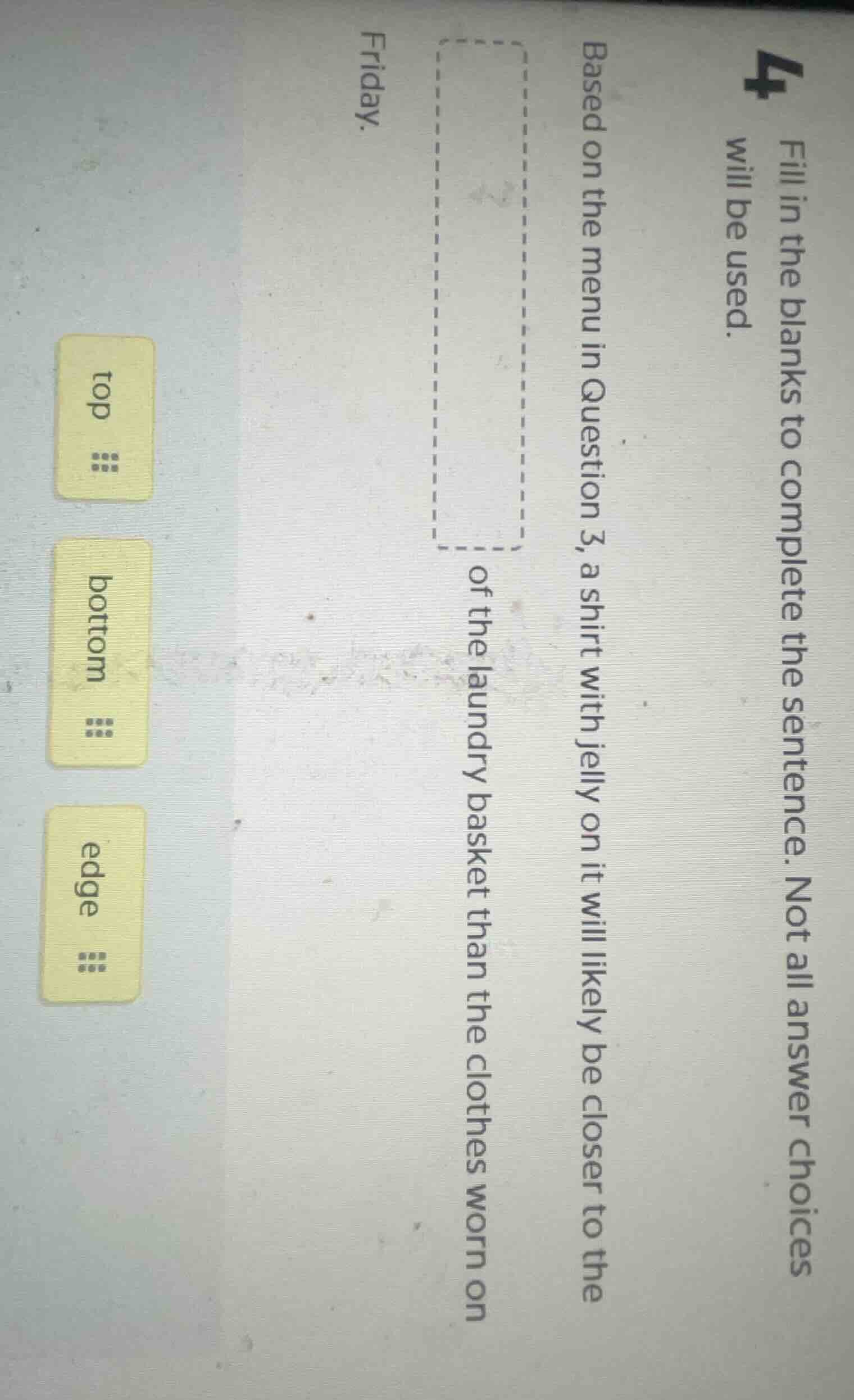 4 fill in the blanks to complete the sentence. not all answer choices w…