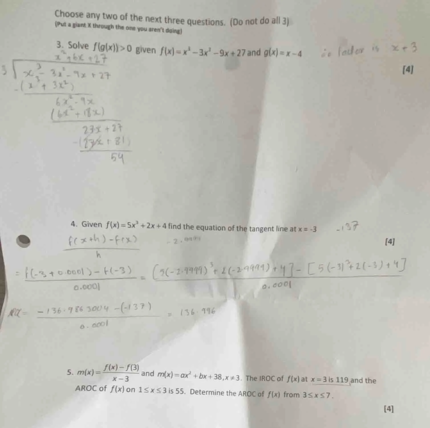 choose any two of the next three questions. (do not do all 3) (put a gi…