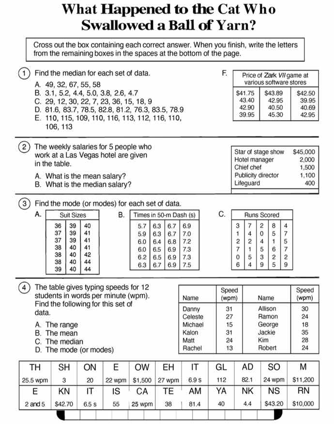 what happened to the cat who swallowed a ball of yarn? cross out the bo…