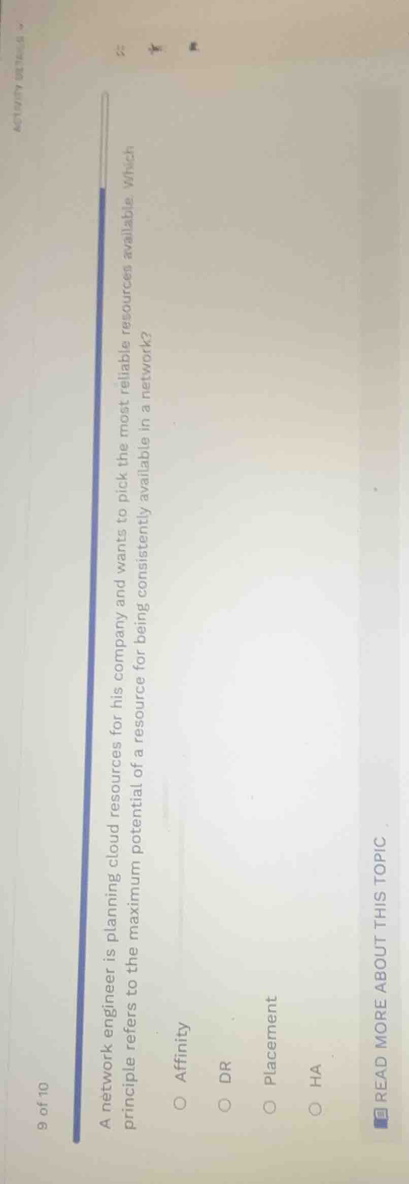 a network engineer is planning cloud resources for his company and want…