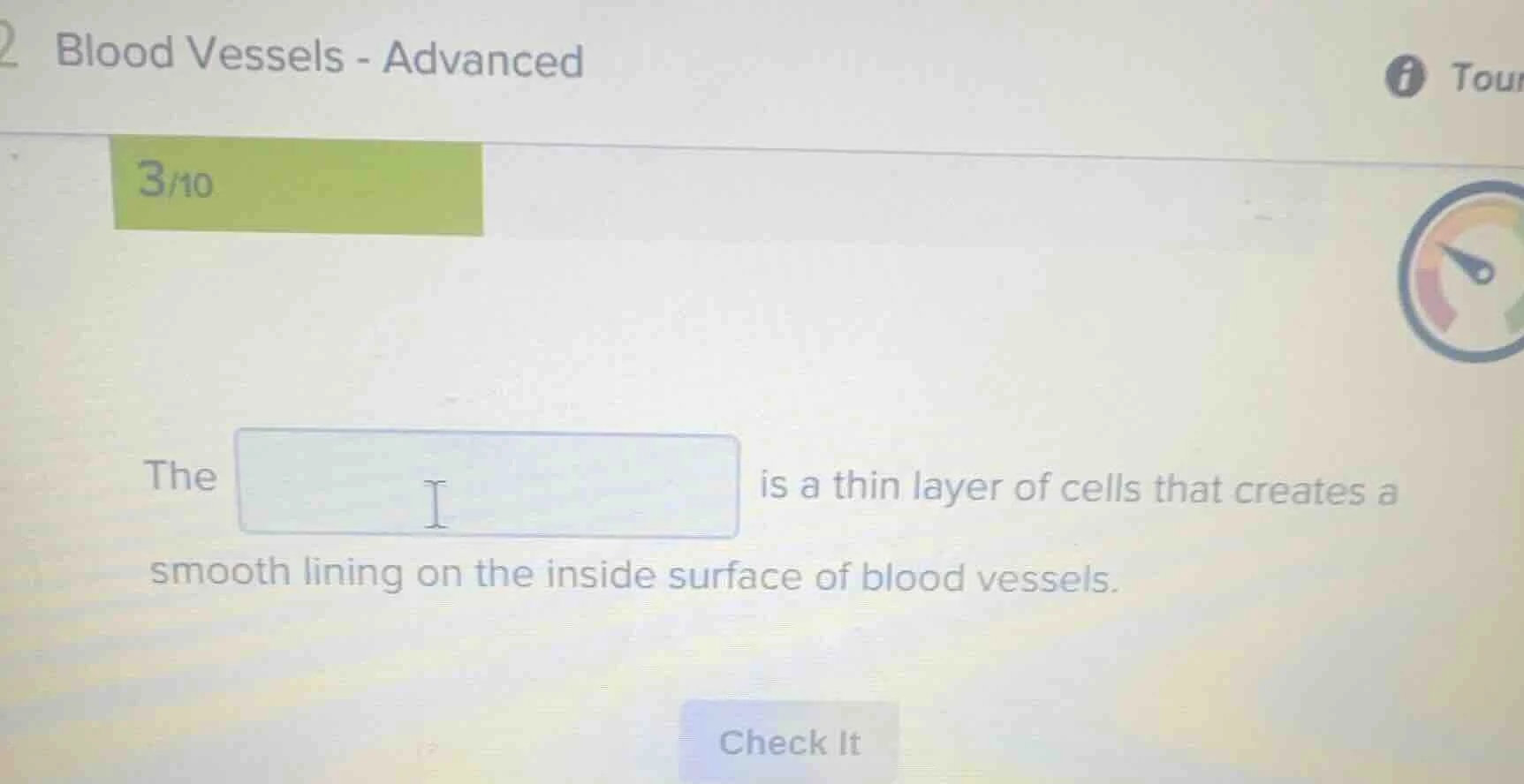 2 blood vessels - advanced tour 3/10 the is a thin layer of cells that …