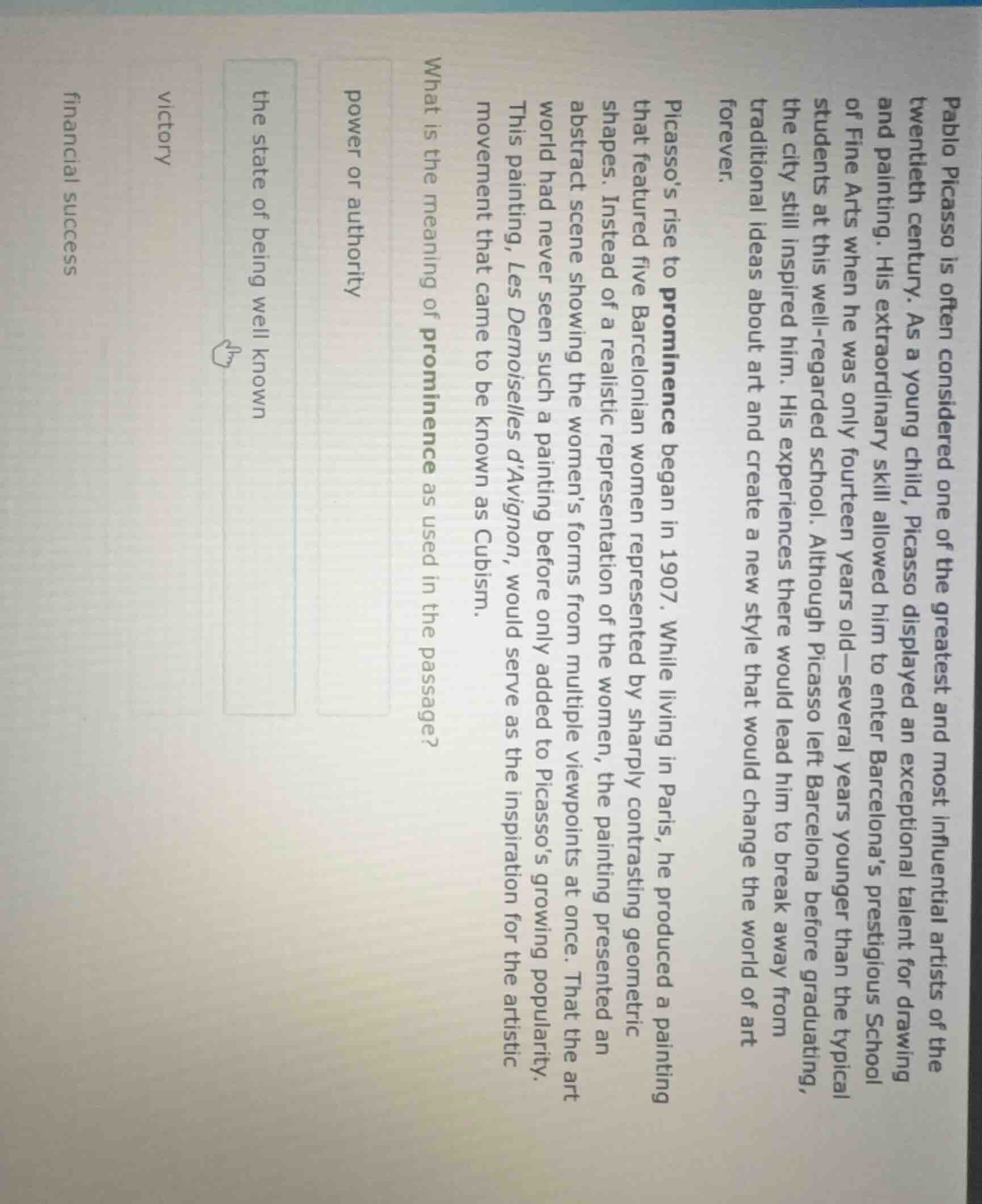 pablo picasso is often considered one of the greatest and most influent…