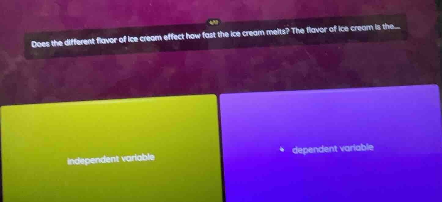 does the different flavor of ice cream effect how fast the ice cream me…