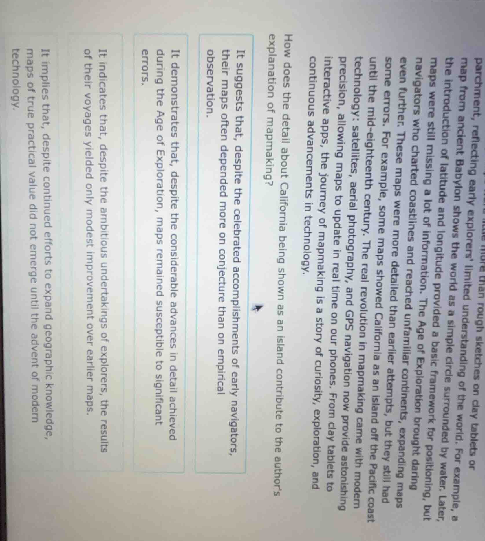 parchment, reflecting early explorers limited understanding of the worl…