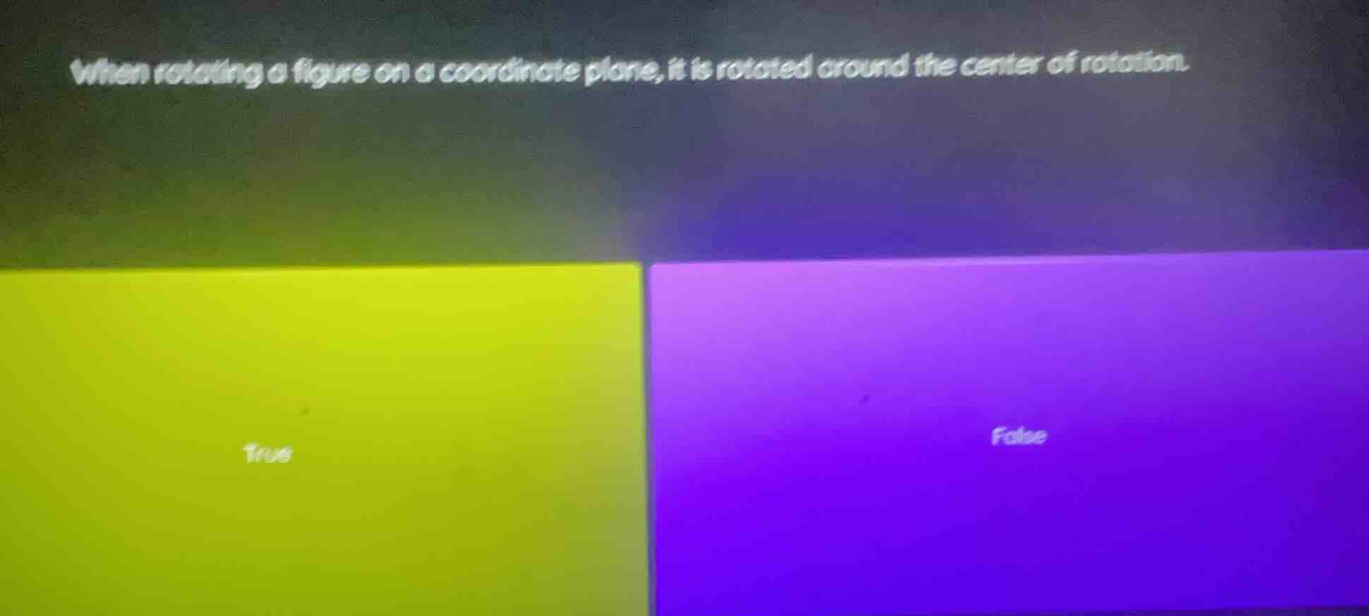 when rotating a figure on a coordinate plane, it is rotated around the …