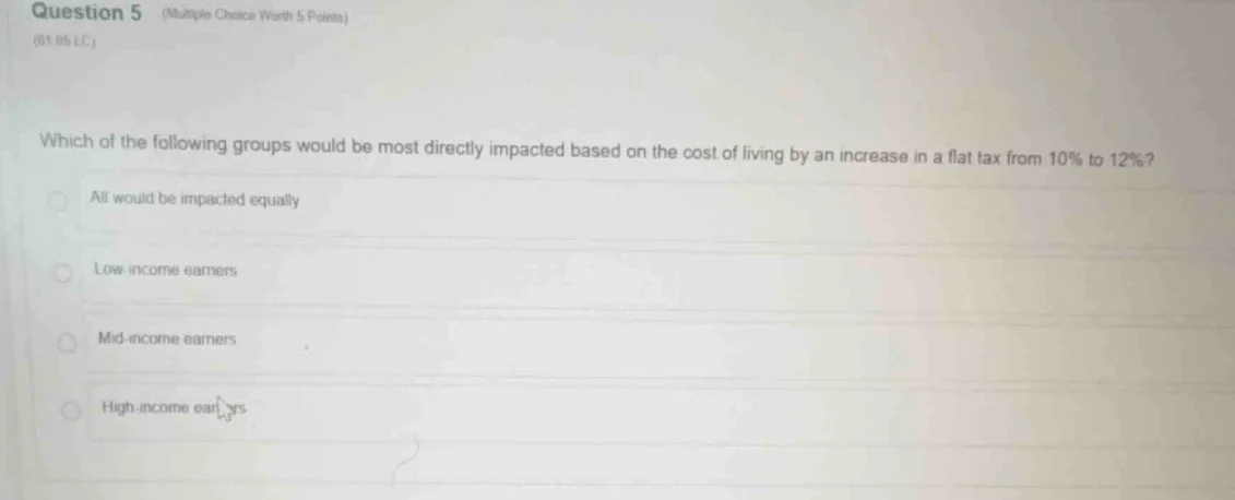question 5 (multiple choice worth 5 points) (01.05 lc) which of the fol…