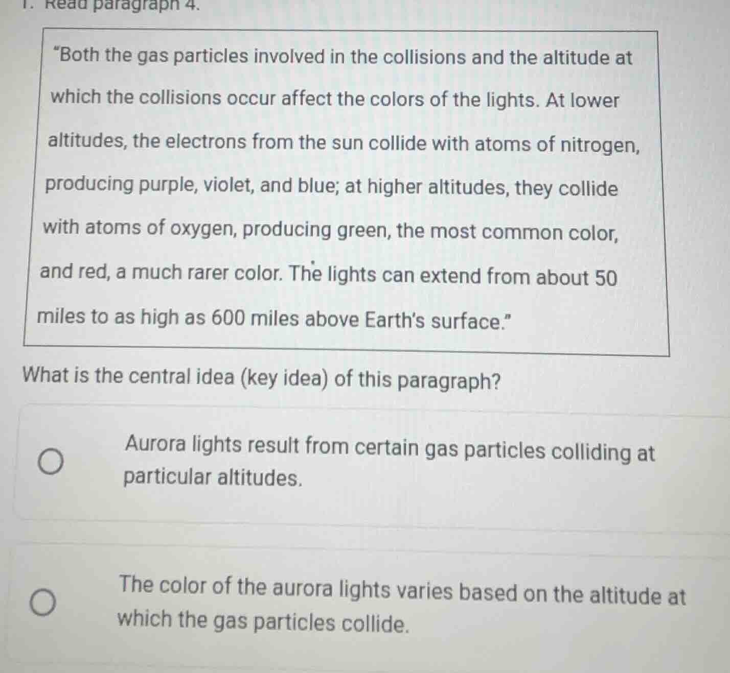1. read paragraph 4. \both the gas particles involved in the collisions…
